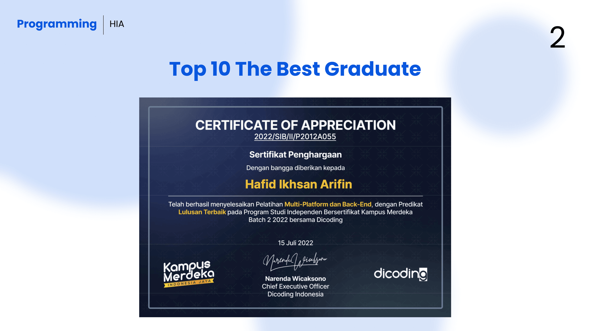 Top 10 The Best Graduates